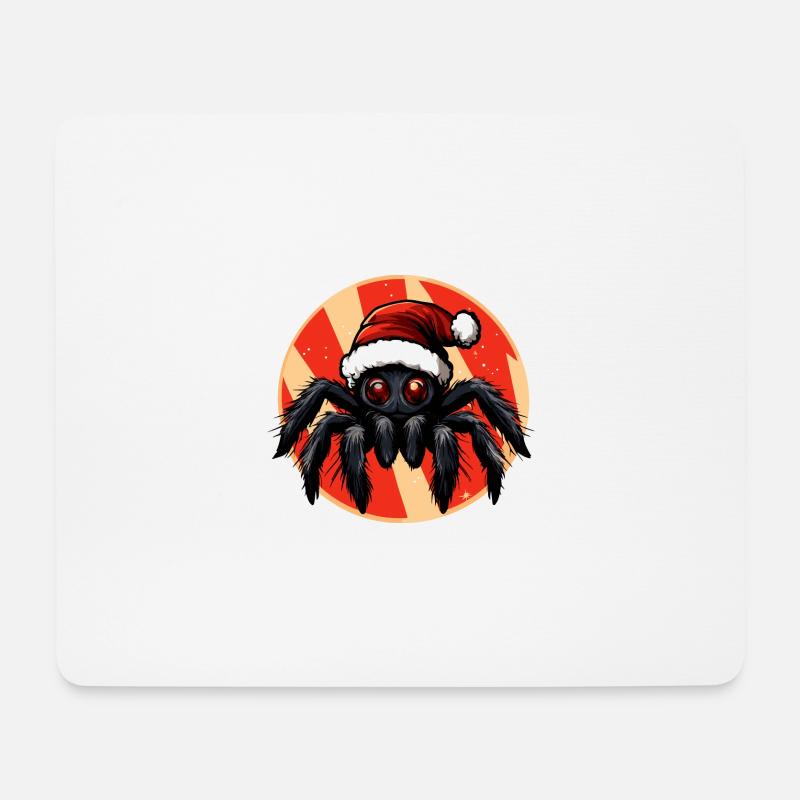 Tarantula Weihnachten X-Mas - Mousepad (Querformat) - Weiß