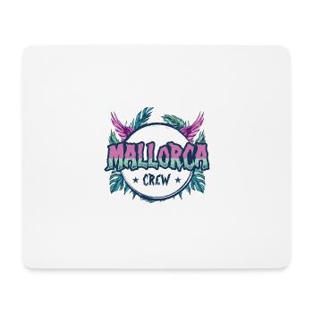 Mallorca Crew Bunt - Mousepad (Querformat) - Weiß - Vorne