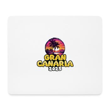 Gran Canaria 2025 Palm Trees Multicolored - Mouse Pad (horizontal) - white - Front