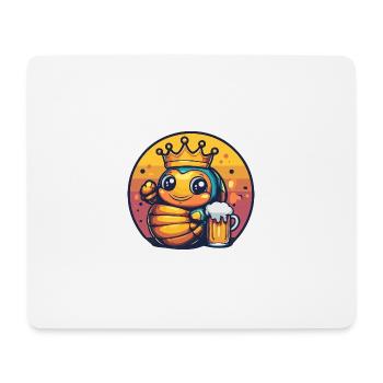 Wurm Bier - Mousepad (Querformat) - Weiß - Vorne
