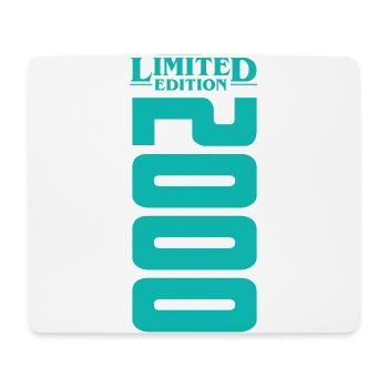 2000 Limited Edition Birthday Design - Mouse Pad (horizontal) - white - Front