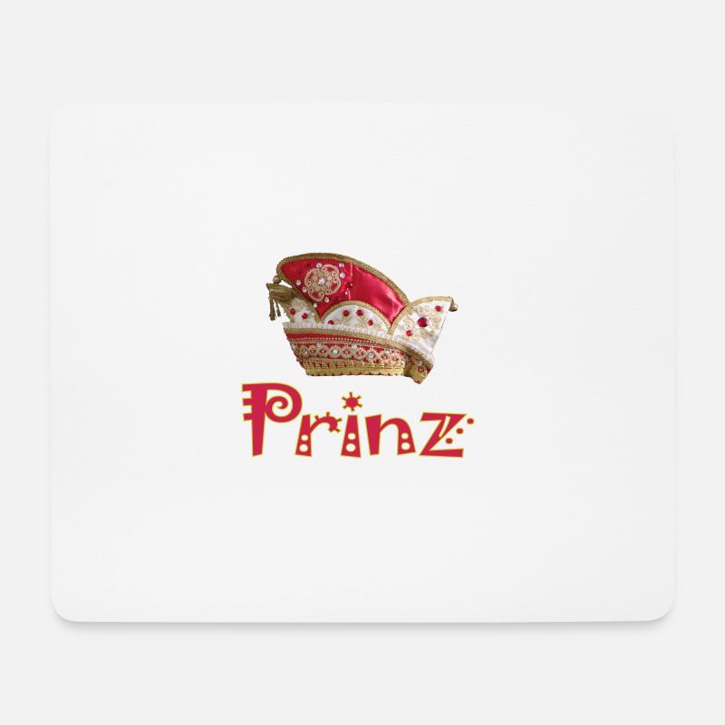 Karneval Prinz Prince - Mousepad (Querformat) - Weiß