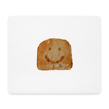 Toast funny slice of bread toast bread cladding - Mouse Pad (horizontal) - white - Front