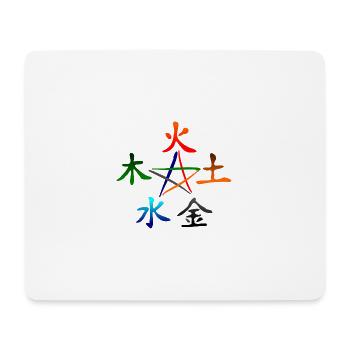 Vijf elementen Chinese geneeskunde - Muismatje (landscape) - wit - Voor