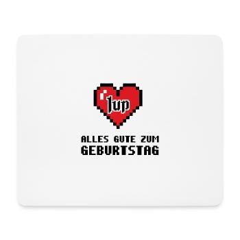 Geburtstag - Mousepad (Querformat) - Weiß - Vorne