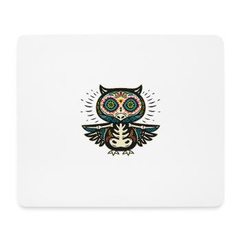 Eule - Mousepad (Querformat) - Weiß - Vorne