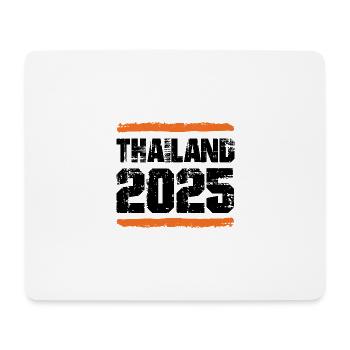 Thailand 2025 Team - Mousepad (Querformat) - Weiß - Vorne
