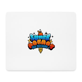 Super nounou qui déchire - Tapis de souris (format paysage) - blanc - Devant