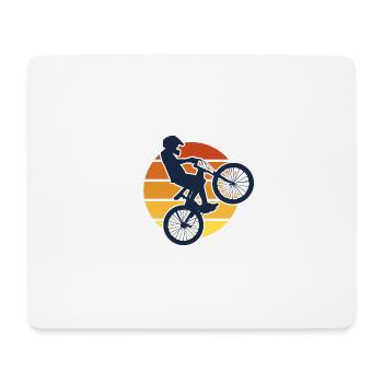 Fahrrad - Mousepad (Querformat) - Weiß - Vorne