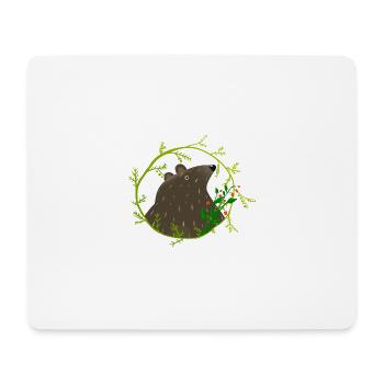 Wildtiere - Mousepad (Querformat) - Weiß - Vorne
