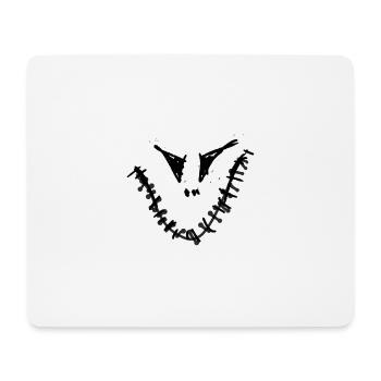 face,comic,halloween,monster - Mouse Pad (horizontal) - white - Front
