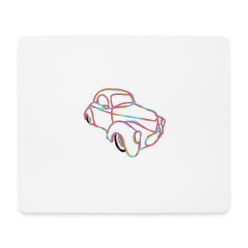 Willys Coupe - Tapis de souris (format paysage) - blanc - Devant