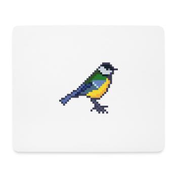 Vogel - Mousepad (Querformat) - Weiß - Vorne
