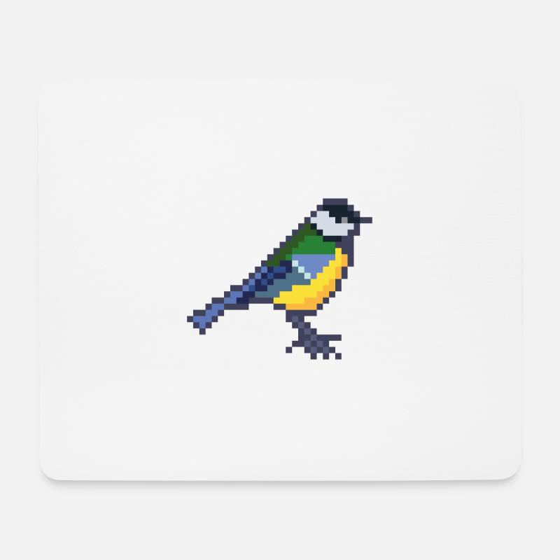 Vogel - Mousepad (Querformat) - Weiß