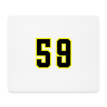 59 Number Leotard - Mouse Pad (horizontal) - white - Front