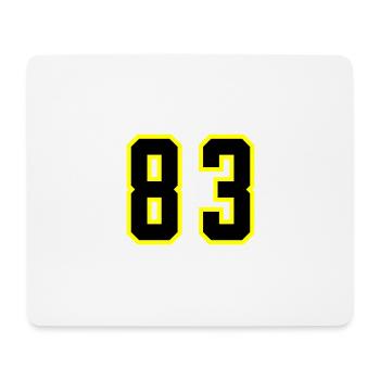 83 Number Leotard - Mouse Pad (horizontal) - white - Front