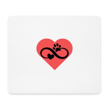 Chien Amour Chien Chiens Animal Amour Chiens - Tapis de souris (format paysage) - blanc - Devant