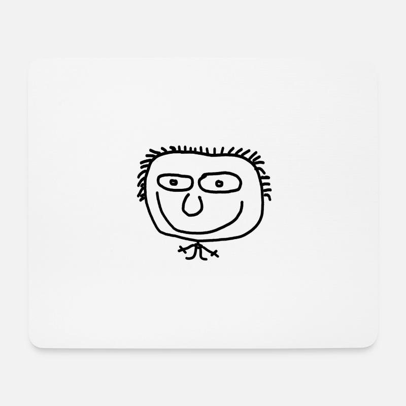 MöBy - Legende Created by Different Line Art Spies - Mousepad (Querformat) - Weiß