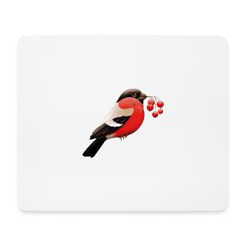 Vogel - Mousepad (Querformat) - Weiß - Vorne