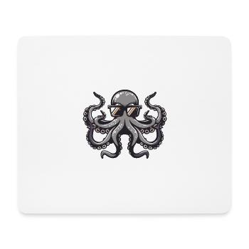Oktopus Tier - Mousepad (Querformat) - Weiß - Vorne