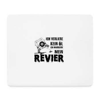 Defender land.rover lustig Geschenk idee - Mousepad (Querformat) - Weiß - Vorne