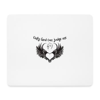 Good can judge me - Mouse Pad (horizontal) - white - Front