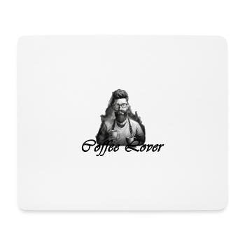 Barista Coffee Lover Schwarz - Mousepad (Querformat) - Weiß - Vorne