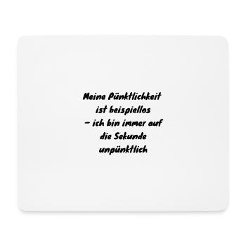 Selbstironische Sprüche - Mousepad (Querformat) - Weiß - Vorne
