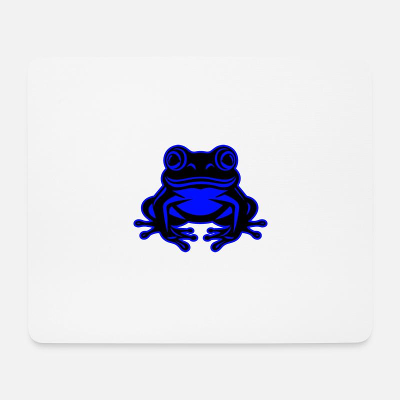 Frosch Tier - Mousepad (Querformat) - Weiß