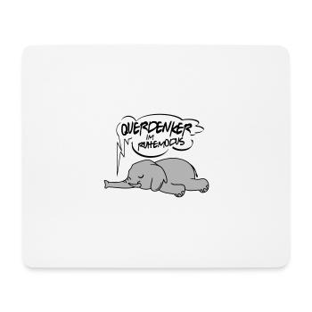 Ruhemodus Impfgegner Demostrant - Mousepad (Querformat) - Weiß - Vorne