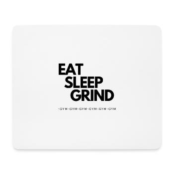 Essen, Schlafen & Arbeiten - Mousepad (Querformat) - Weiß - Vorne