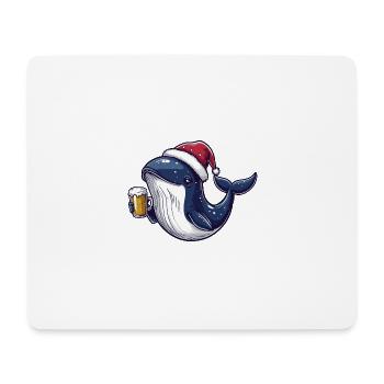 Wal Bier Xmas Weihnachten - Mousepad (Querformat) - Weiß - Vorne