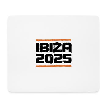 Ibiza 2025 Urlaub - Mousepad (Querformat) - Weiß - Vorne