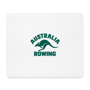 Australia Rowing - Australien Rudern - Känguru - Mousepad (Querformat) - Weiß - Vorne