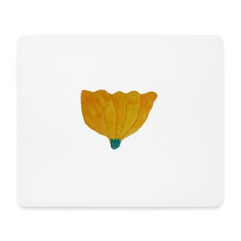 Fleur géante 1 - Tapis de souris (format paysage) - blanc - Devant