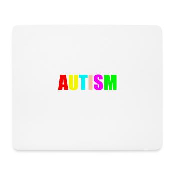 Zitat von Autismus - Mousepad (Querformat) - Weiß - Vorne