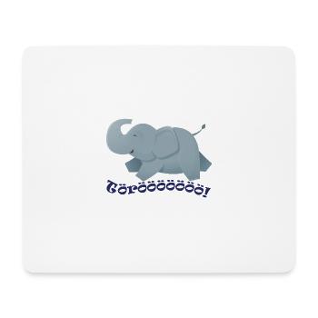 Wildtiere - Mousepad (Querformat) - Weiß - Vorne