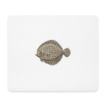 Meerestiere - Mousepad (Querformat) - Weiß - Vorne
