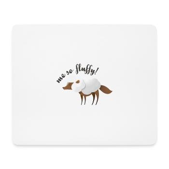 Wildtiere - Mousepad (Querformat) - Weiß - Vorne