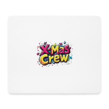 Weihnachten X-Mas Crew Christmas - Mousepad (Querformat) - Weiß - Vorne