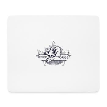 Never Forget - Mouse Pad (horizontal) - white - Front