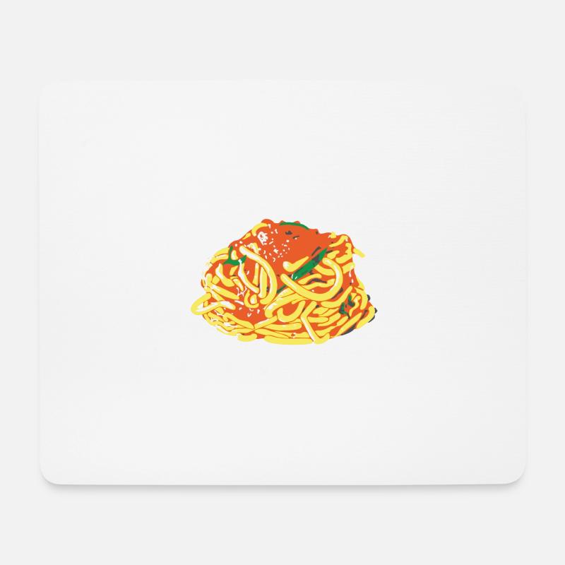 Spagetti - Mousepad (Querformat) - Weiß