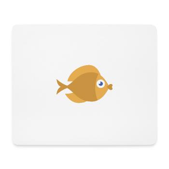 Meerestiere - Mousepad (Querformat) - Weiß - Vorne
