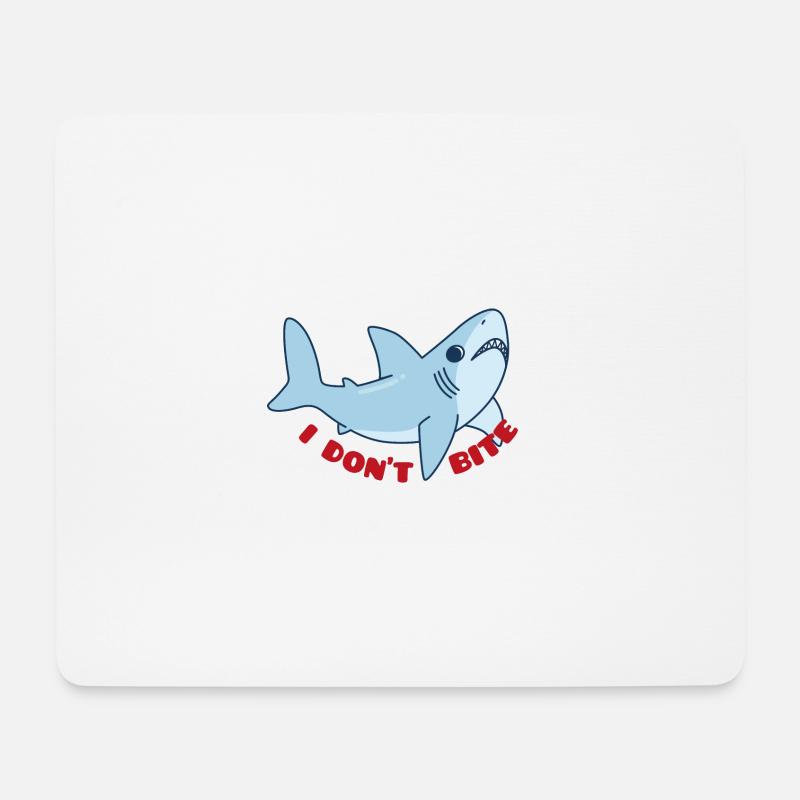 Meerestiere - Mousepad (Querformat) - Weiß