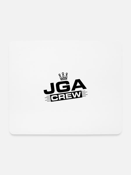 Junggesellen Abschied Crew Jga Spruch - Mousepad (Querformat) - Weiß