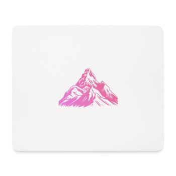 Berge Mountains - Mouse Pad (horizontal) - white - Front