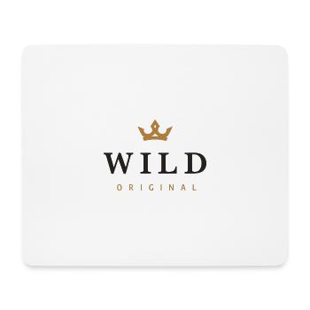 Logo de la famille Wild Original - Tapis de souris (format paysage) - blanc - Devant