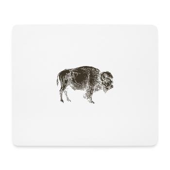 Wildtiere - Mousepad (Querformat) - Weiß - Vorne