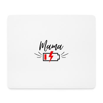Mama Power Empty (black) - Mousepad (Querformat) - Weiß - Vorne