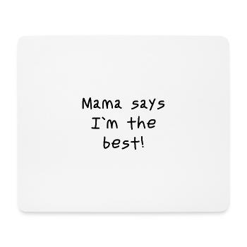 Son Mama Love - Mousepad (Querformat) - Weiß - Vorne